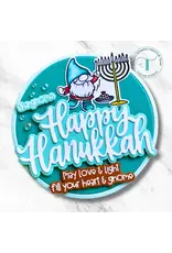 TRINITY STAMPS TRINITY STAMPS LARGE HANUKKAH SENTIMENT DIE SET