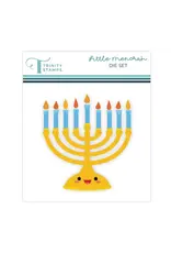 TRINITY STAMPS TRINITY STAMPS LITTLE MENORAH DIE SET