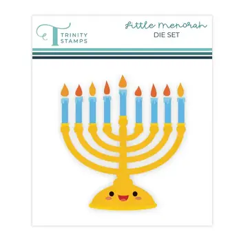 TRINITY STAMPS TRINITY STAMPS LITTLE MENORAH DIE SET