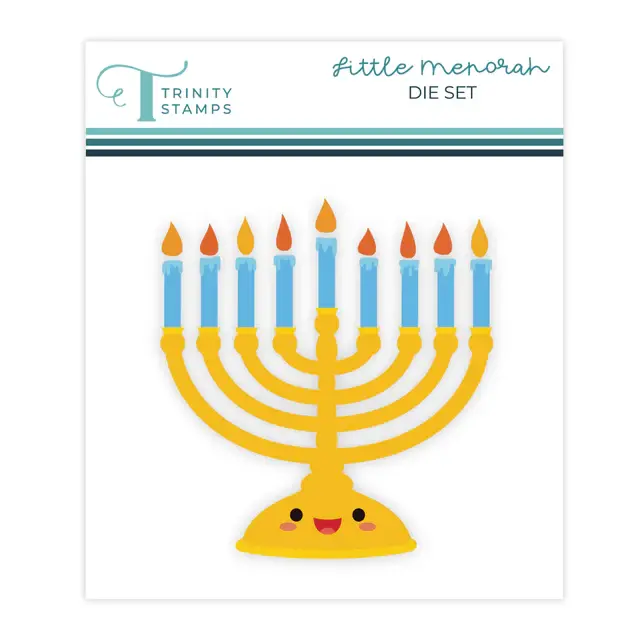 TRINITY STAMPS TRINITY STAMPS LITTLE MENORAH DIE SET