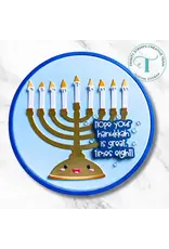 TRINITY STAMPS TRINITY STAMPS LITTLE MENORAH DIE SET