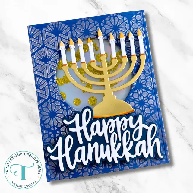 TRINITY STAMPS TRINITY STAMPS LITTLE MENORAH DIE SET
