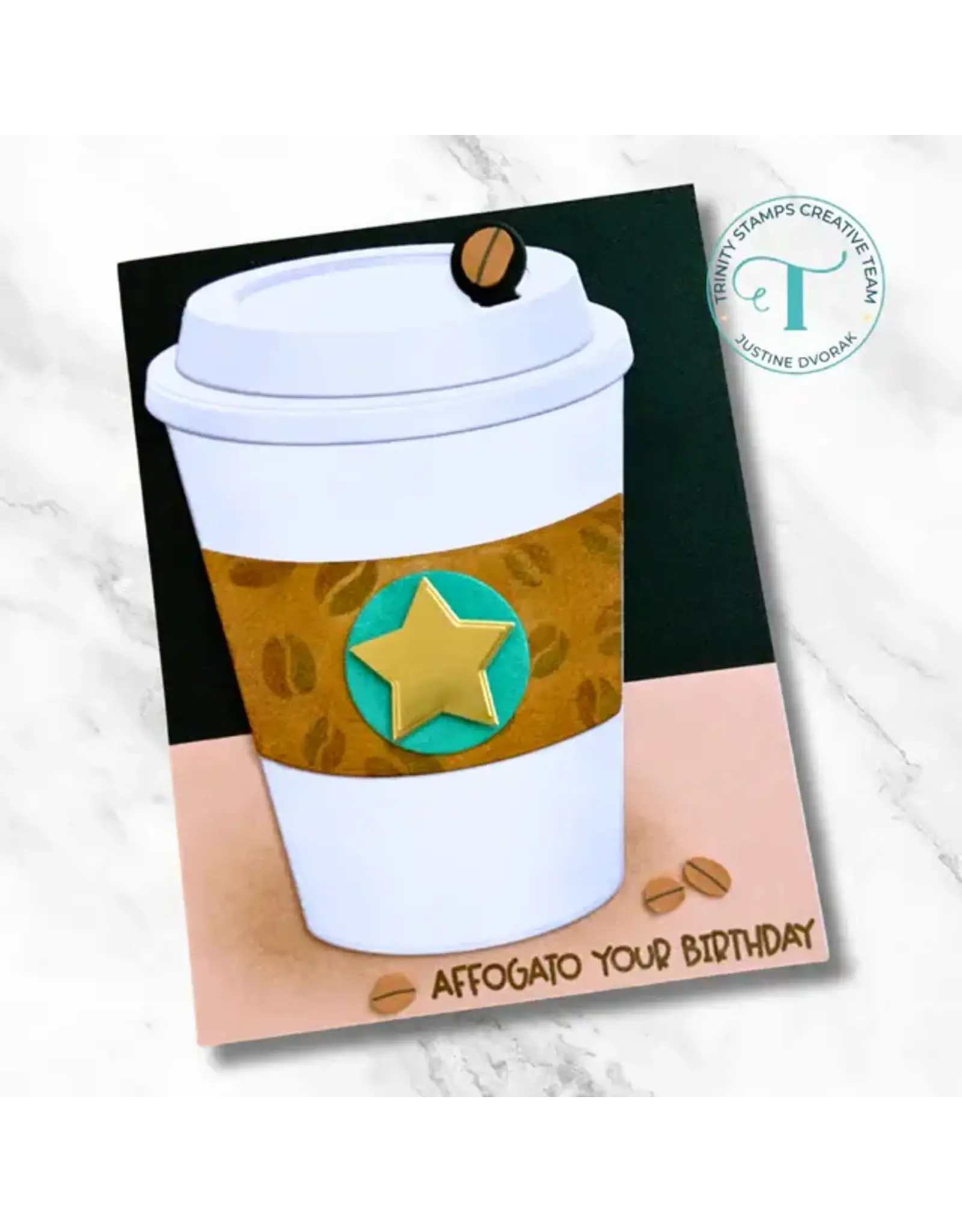 TRINITY STAMPS TRINITY STAMPS COFFEE ON THE GO DIE SET