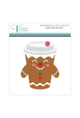 TRINITY STAMPS TRINITY STAMPS CUP CHARACTER - GINGERBREAD ADD-ON DIE SET