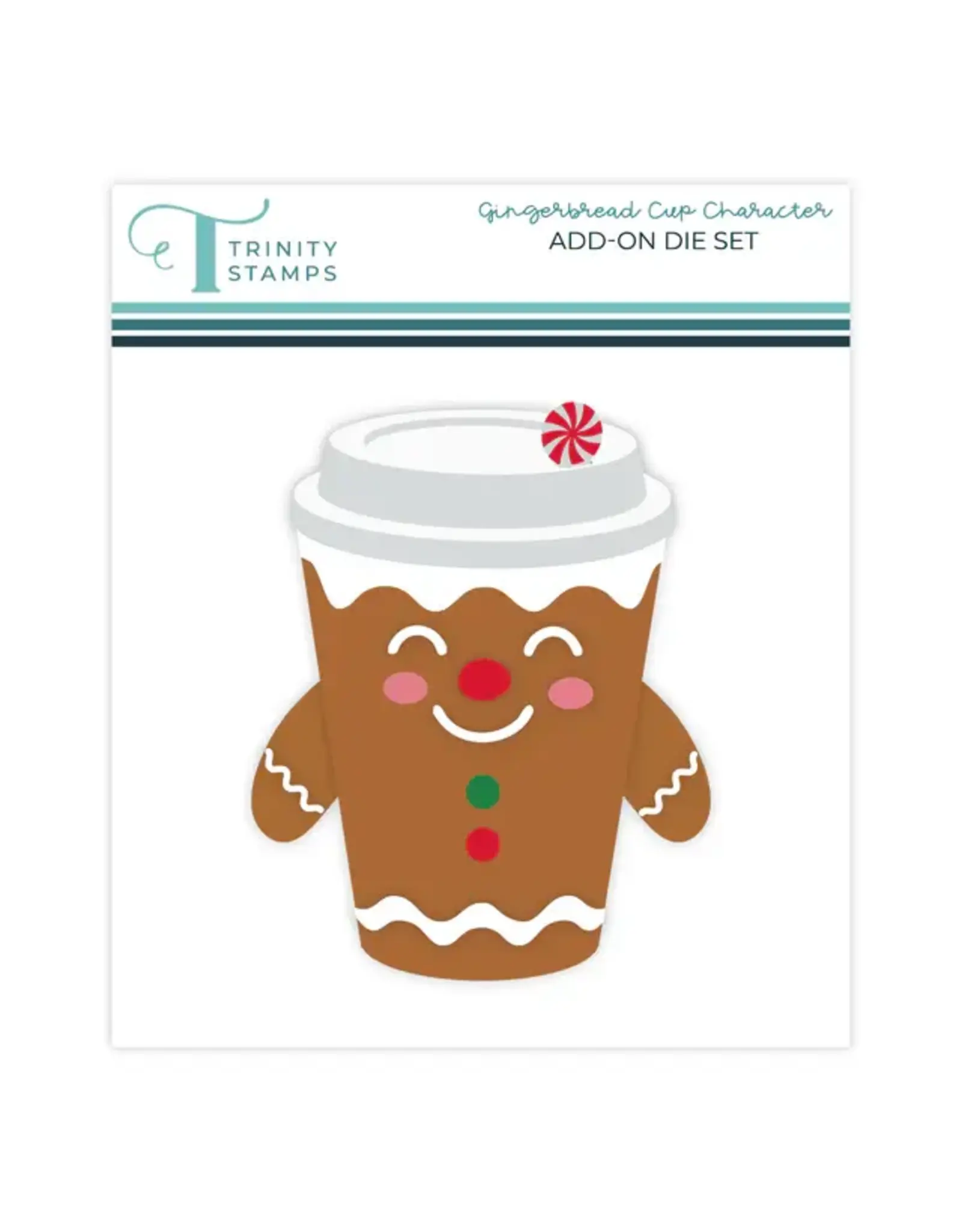 TRINITY STAMPS TRINITY STAMPS CUP CHARACTER - GINGERBREAD ADD-ON DIE SET