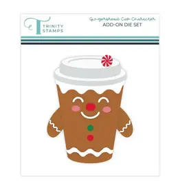 TRINITY STAMPS TRINITY STAMPS CUP CHARACTER - GINGERBREAD ADD-ON DIE SET