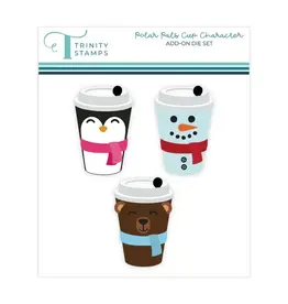 TRINITY STAMPS TRINITY STAMPS CUP CHARACTER - POLAR PALS ADD-ON DIE SET