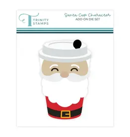 TRINITY STAMPS TRINITY STAMPS CUP CHARACTER - SANTA ADD-ON DIE SET