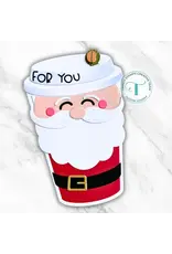 TRINITY STAMPS TRINITY STAMPS CUP CHARACTER - SANTA ADD-ON DIE SET