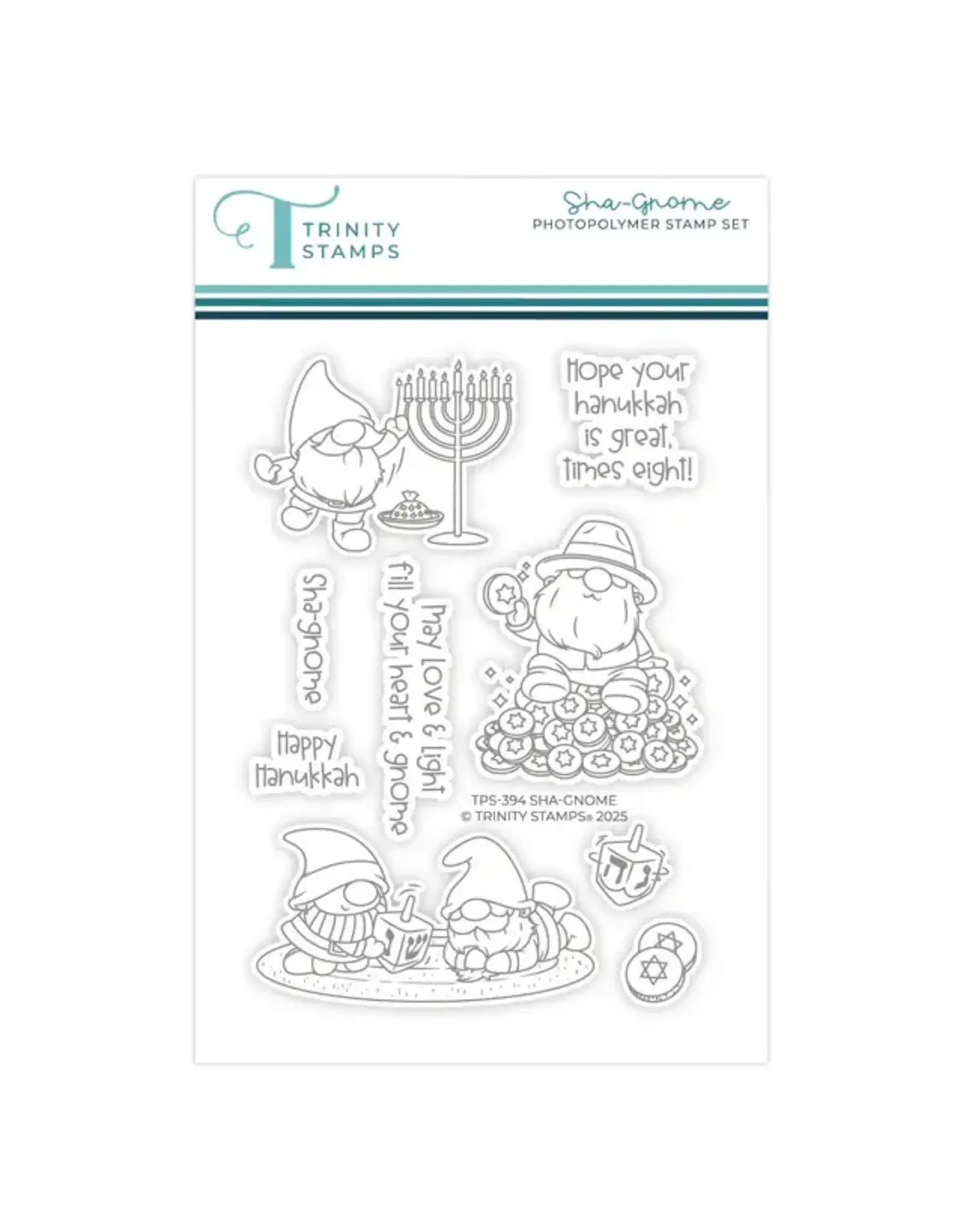 TRINITY STAMPS TRINITY STAMPS SHA-GNOME CLEAR STAMP SET