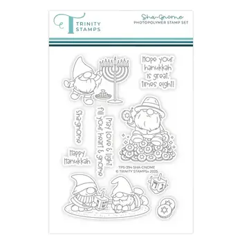 TRINITY STAMPS TRINITY STAMPS SHA-GNOME CLEAR STAMP SET