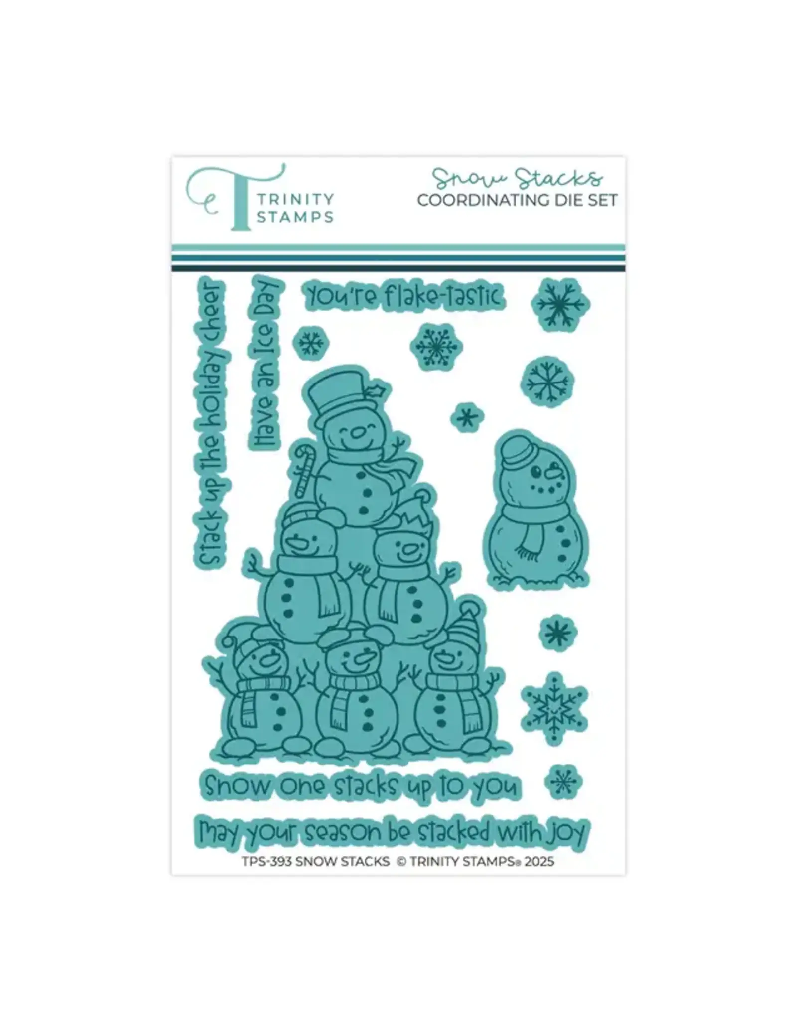 TRINITY STAMPS TRINITY STAMPS SNOW STACKS COORDINATING DIE SET