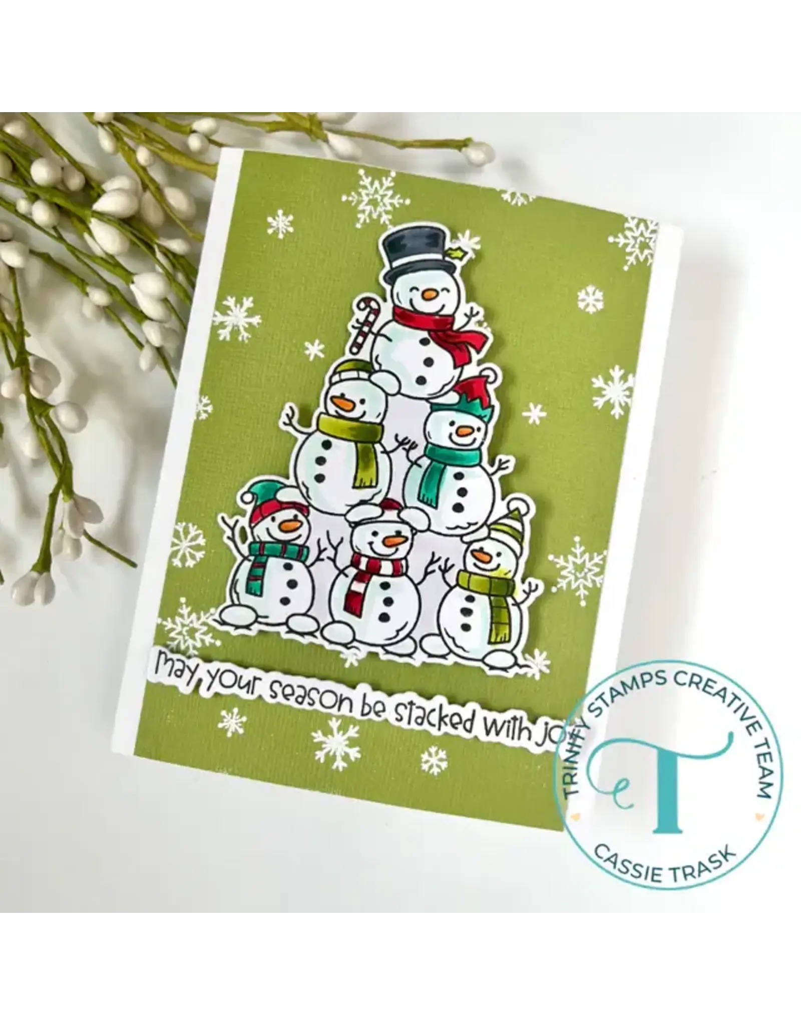 TRINITY STAMPS TRINITY STAMPS SNOW STACKS COORDINATING DIE SET