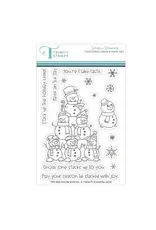 TRINITY STAMPS TRINITY STAMPS SNOW STACKS CLEAR STAMP SET