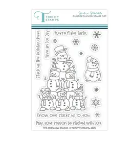 TRINITY STAMPS TRINITY STAMPS SNOW STACKS CLEAR STAMP SET