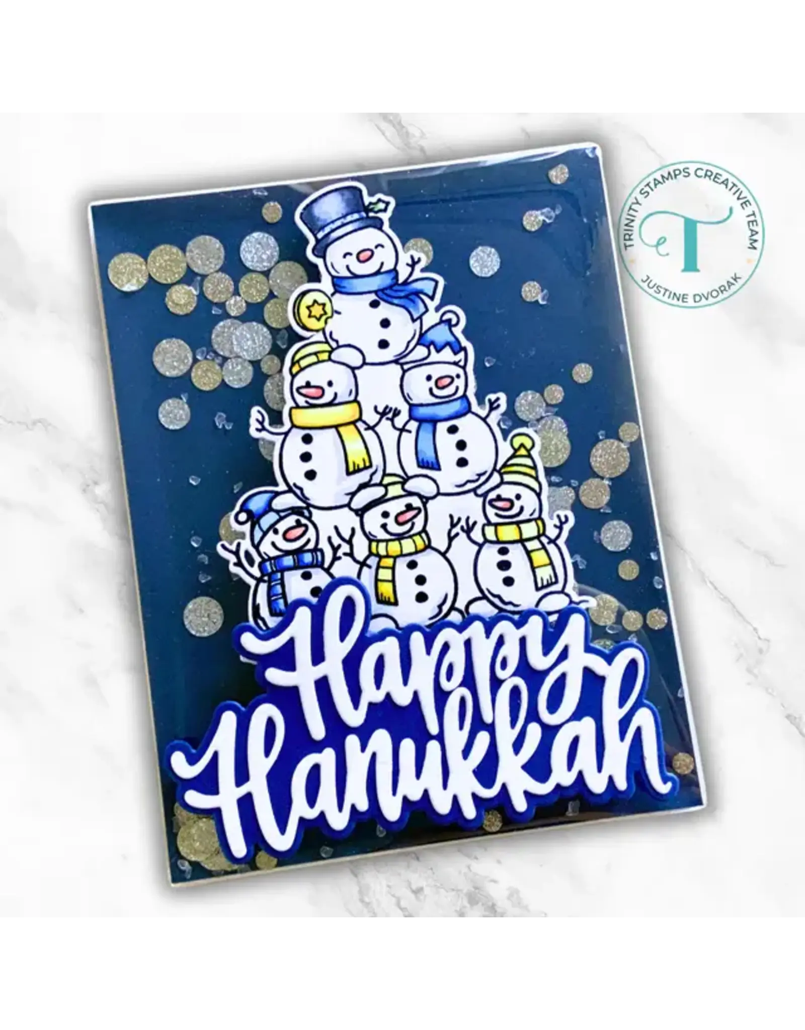 TRINITY STAMPS TRINITY STAMPS SNOW STACKS CLEAR STAMP SET