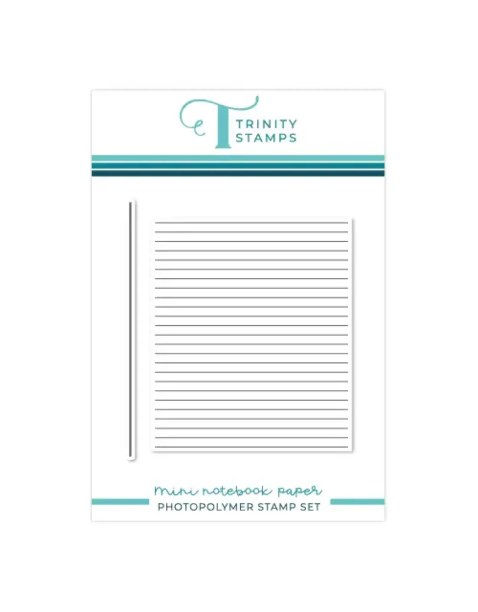 TRINITY STAMPS TRINITY STAMPS MINI NOTEBOOK CLEAR STAMP SET