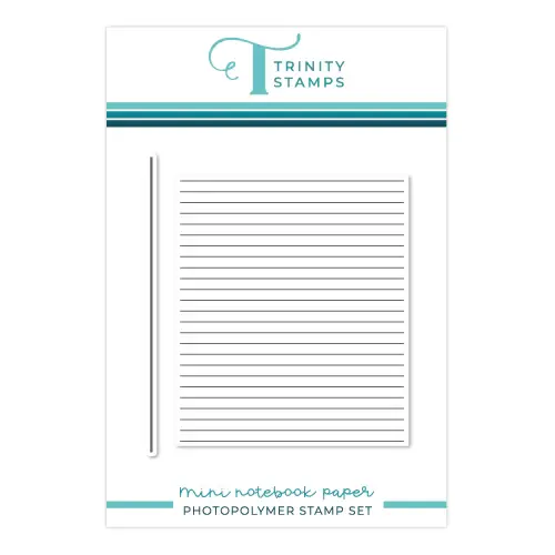 TRINITY STAMPS TRINITY STAMPS MINI NOTEBOOK CLEAR STAMP SET