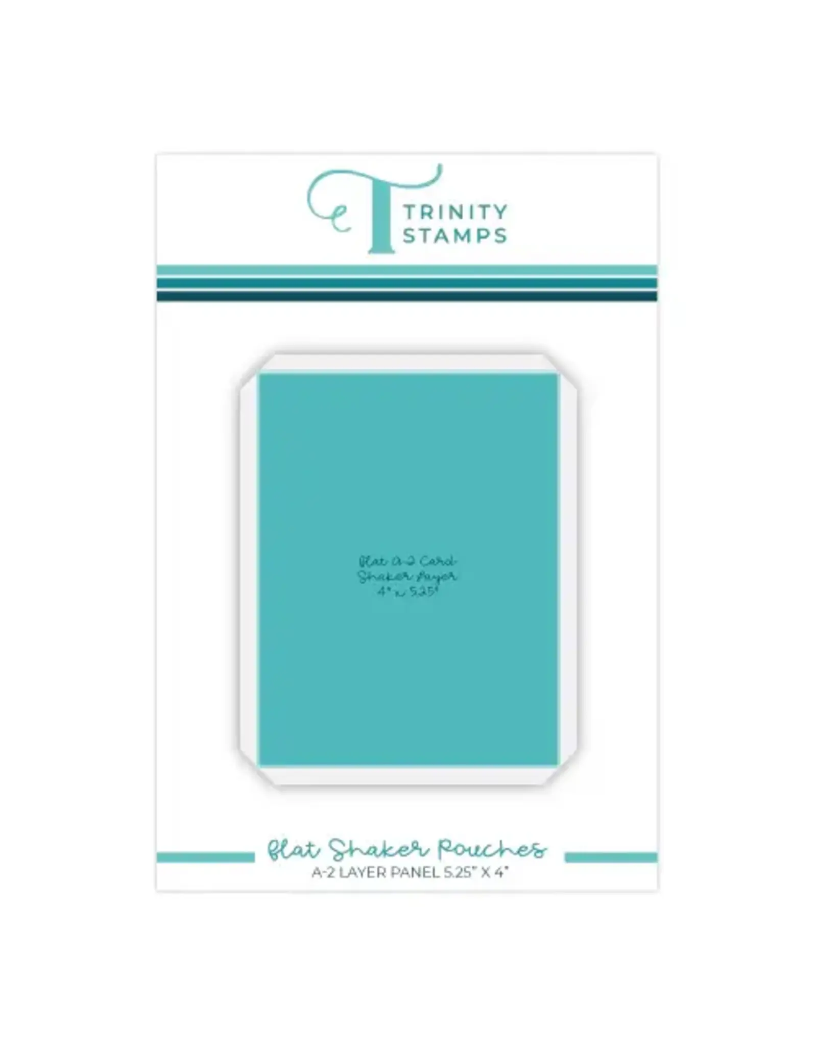 TRINITY STAMPS TRINITY STAMPS A2 CARD LAYER FLAT ACETATE SHAKER POUCHES 5/PK