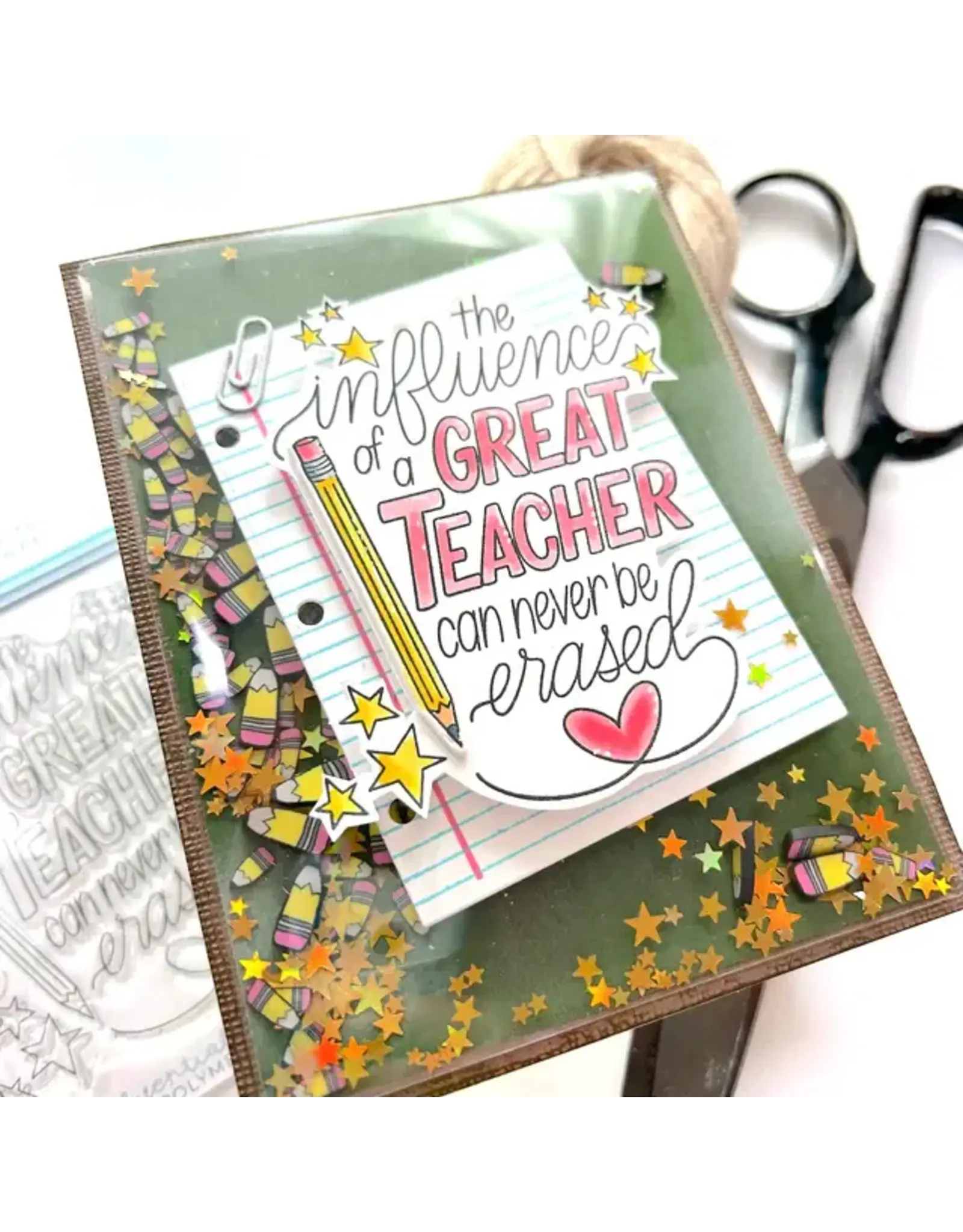 TRINITY STAMPS TRINITY STAMPS A2 CARD LAYER FLAT ACETATE SHAKER POUCHES 5/PK