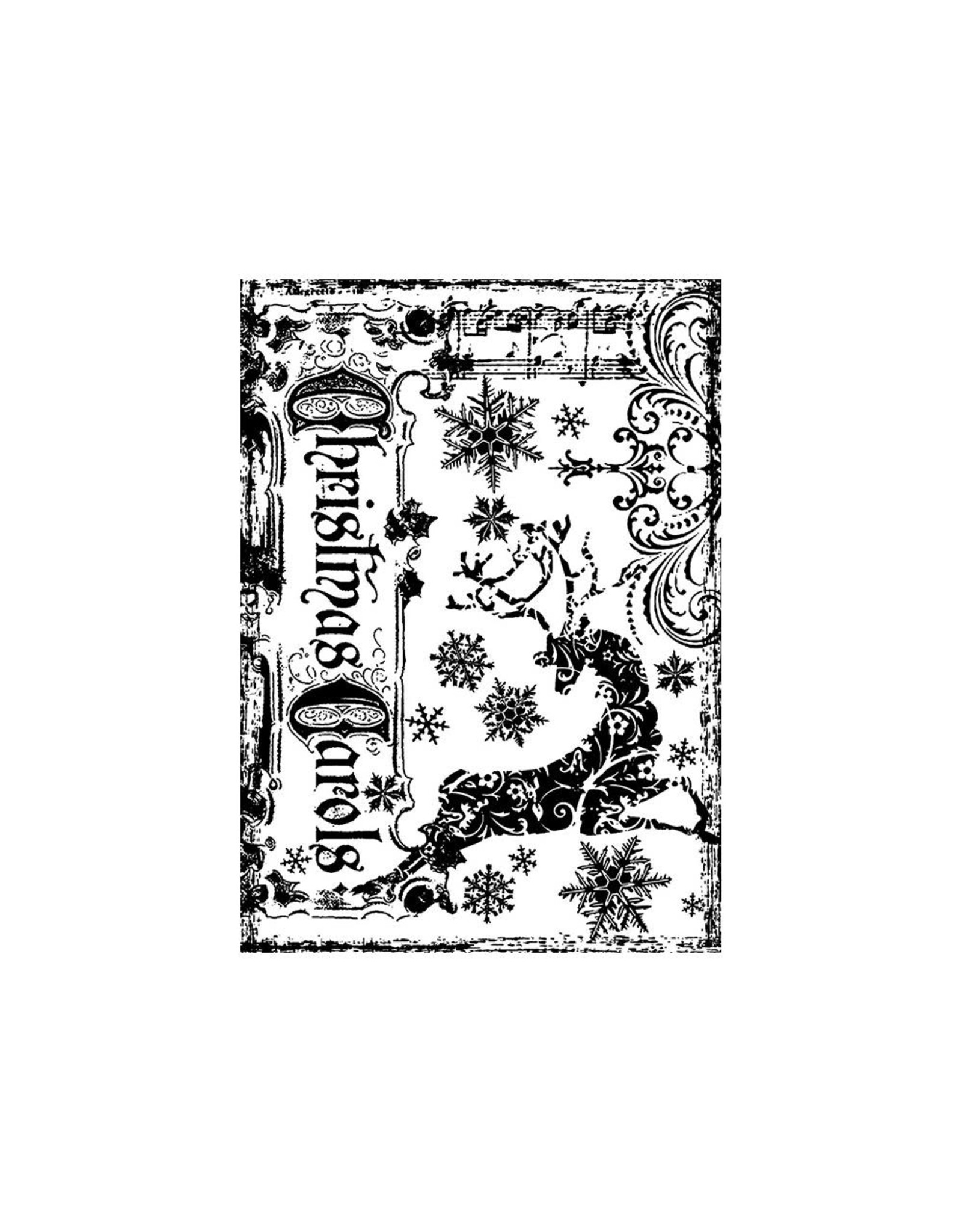 STAMPERS ANONYMOUS STAMPERS ANONYMOUS TIM HOLTZ REINDEER GAMES 2.5x3.5 CLING STAMP