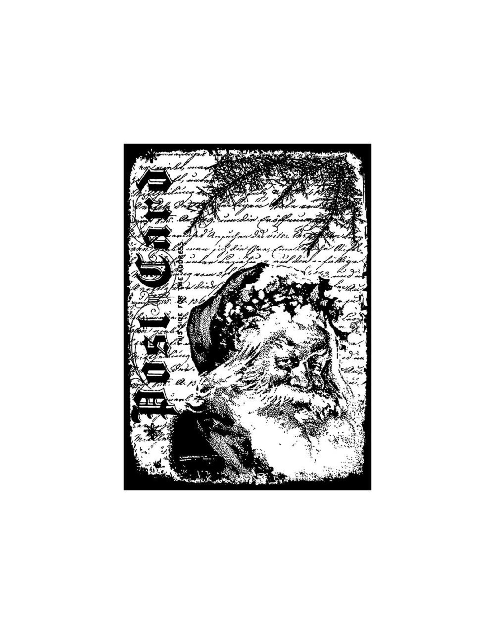 STAMPERS ANONYMOUS STAMPERS ANONYMOUS TIM HOLTZ SANTA LETTER 2.5x3.5 CLING STAMP