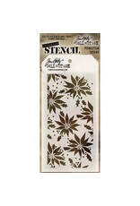 STAMPERS ANONYMOUS STAMPERS ANONYMOUS TIM HOLTZ POINSETTIA LAYERING STENCIL