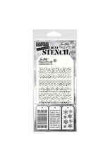 STAMPERS ANONYMOUS STAMPERS ANONYMOUS TIM HOLTZ SET #18 MINI LAYERING STENCIL 3PK