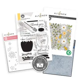 ALTENEW ALTENEW CRAFT YOUR LIFE PROJECT KIT: HONEYCOMB HAVEN CLEAR STAMP, STENCIL SET, 3D EMBOSSING FOLDER AND DIE SET BUNDLE