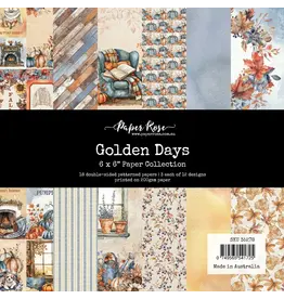 PAPER ROSE PAPER ROSE GOLDEN DAYS 6x6 PAPER COLLECTION
