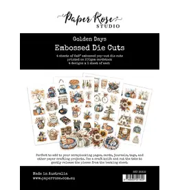 PAPER ROSE PAPER ROSE GOLDEN DAYS EMBOSSED DIE CUTS
