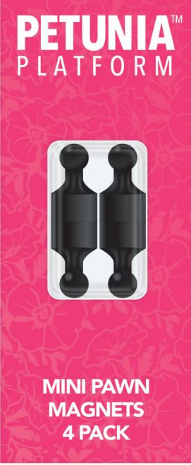 MY SWEET PETUNIA MY SWEET PETUNIA PLATFORM MINI PAWN MAGNETS 4/PK