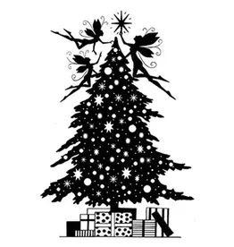 LAVINIA STAMPS LAVINIA STAMPS CHRISTMAS EVE CLEAR STAMP