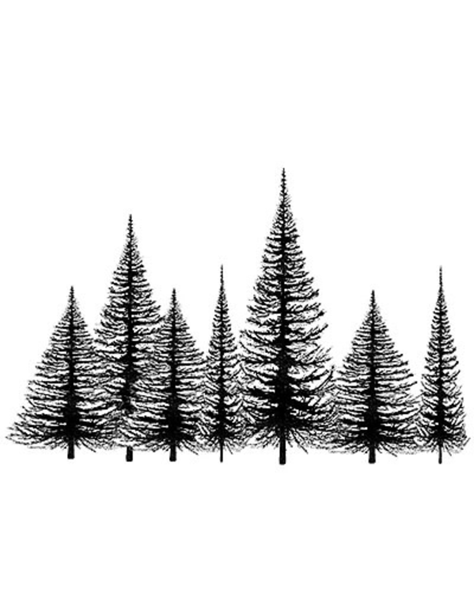 LAVINIA STAMPS LAVINIA STAMPS CHRISTMAS TREE GROUP CLEAR STAMP