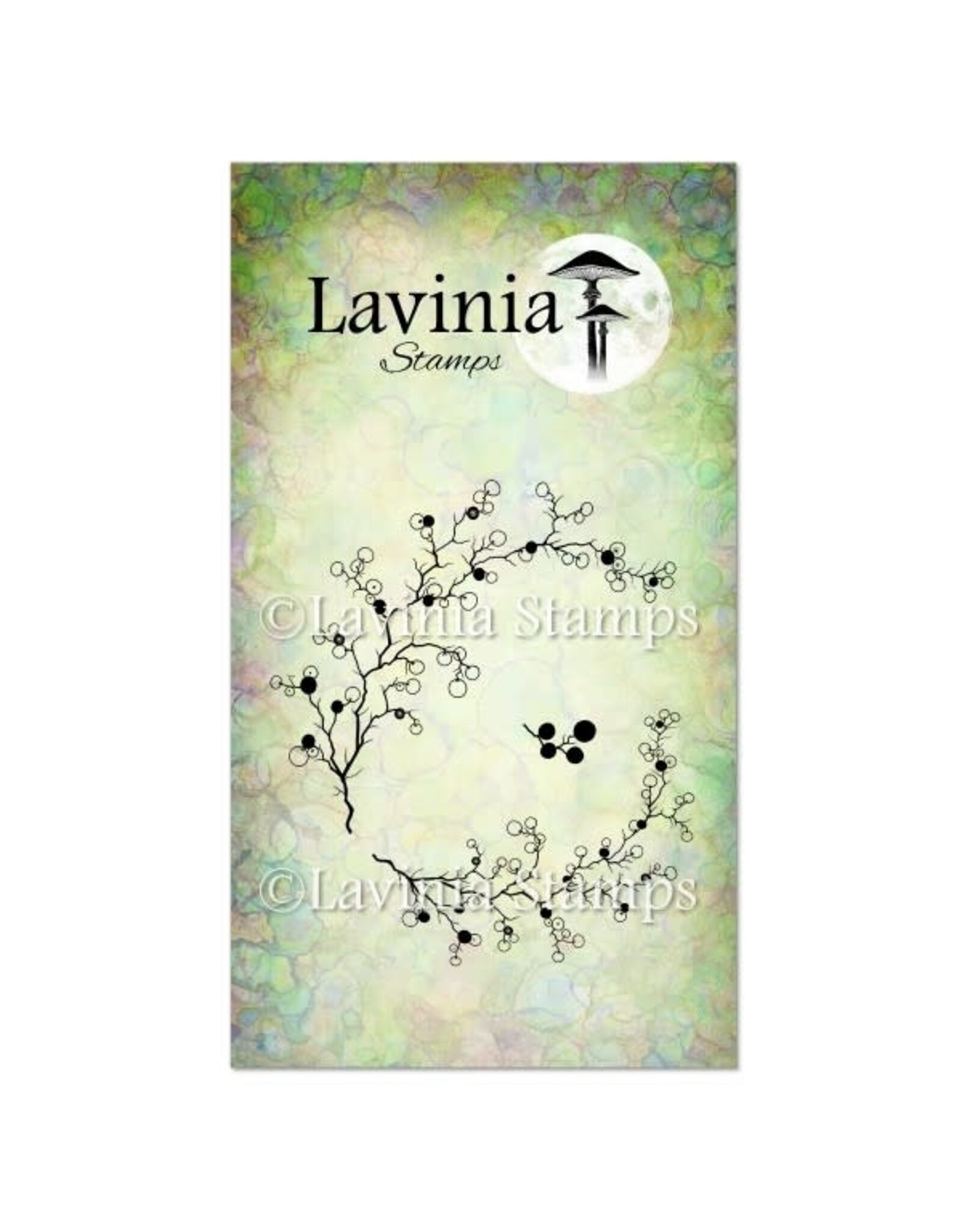 LAVINIA STAMPS LAVINIA STAMPS BERRY WREATH WITH MINI BERRIES CLEAR STAMP SET