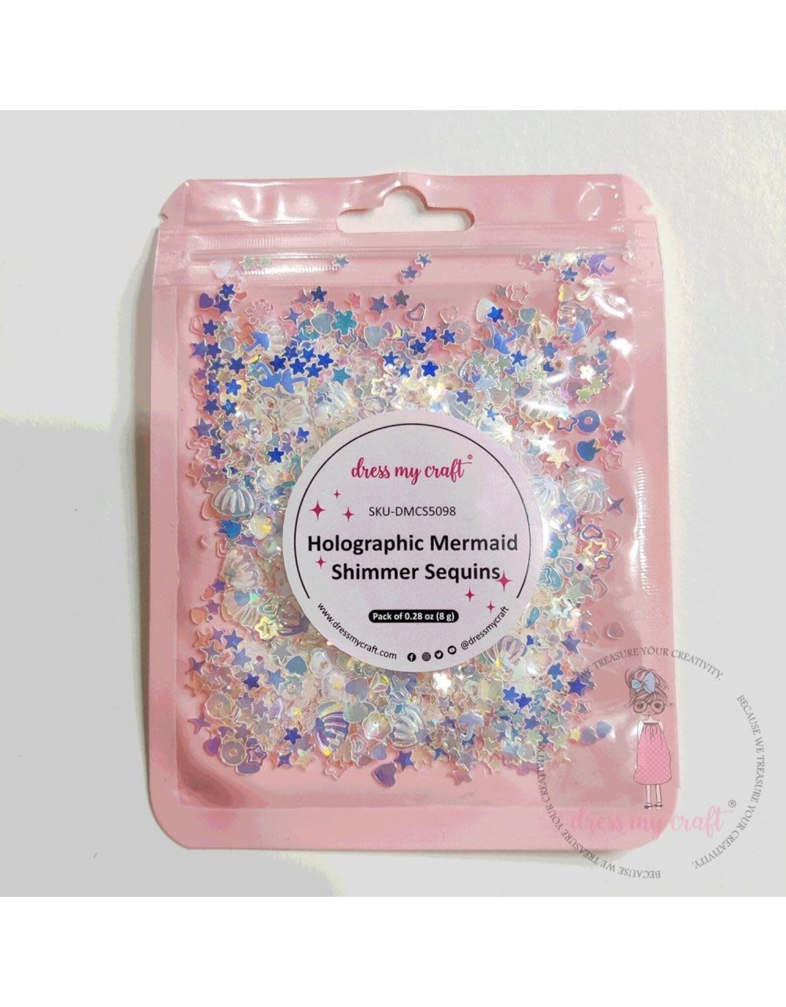 DRESS MY CRAFT DRESS MY CRAFT HOLOGRAPHIC MERMAID SHIMMER SEQUINS