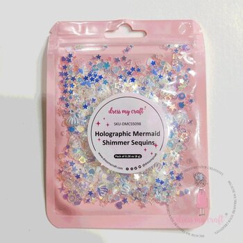 DRESS MY CRAFT DRESS MY CRAFT HOLOGRAPHIC MERMAID SHIMMER SEQUINS