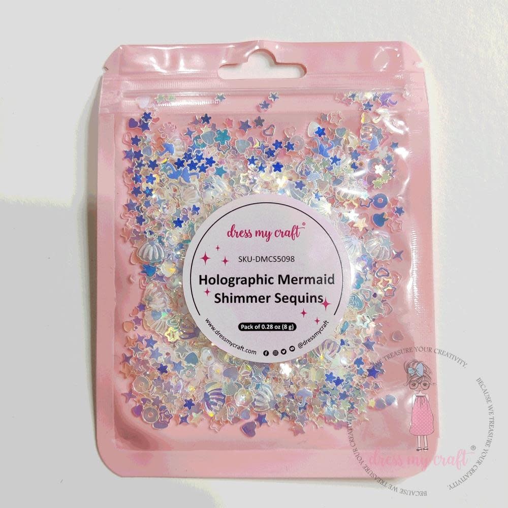 DRESS MY CRAFT DRESS MY CRAFT HOLOGRAPHIC MERMAID SHIMMER SEQUINS