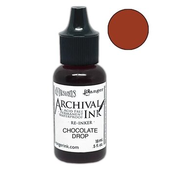 RANGER DYLUSIONS ARCHIVAL CHOCOLATE DROP REINKER