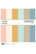 SIMPLE STORIES SIMPLE STORIES SIMPLE VINTAGE JUNK DRAWER 12x12 BASICS KIT