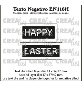 CRAFTLINES CRAFTLINES CREALIES NEGATIVE TEXT HAPPY EASTER 2 DIE