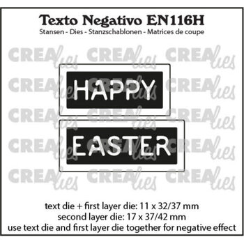 CREALIES CRAFTLINES CREALIES NEGATIVE TEXT HAPPY EASTER 2 DIE
