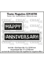 CRAFTLINES CRAFTLINES CREALIES NEGATIVE TEXT HAPPY ANNIVERSARY 2 DIE