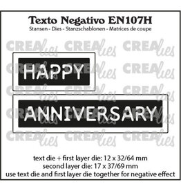 CRAFTLINES CRAFTLINES CREALIES NEGATIVE TEXT HAPPY ANNIVERSARY 2 DIE