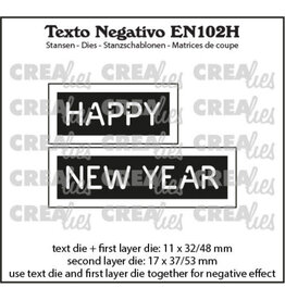 CRAFTLINES CRAFTLINES CREALIES NEGATIVE TEXT HAPPY NEW YEAR 2 DIE