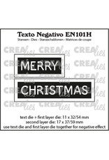 CREALIES CRAFTLINES CREALIES NEGATIVE TEXT MERRY CHRISTMAS 2 DIE