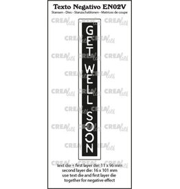 CRAFTLINES CRAFTLINES CREALIES NEGATIVE TEXT GET WELL SOON DIE