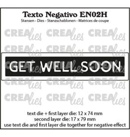 CREALIES CRAFTLINES CREALIES NEGATIVE TEXT GET WELL SOON 2 DIE