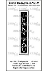 CREALIES CRAFTLINES CREALIES NEGATIVE TEXT THANK YOU DIE