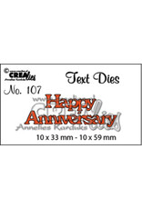 CREALIES CRAFTLINES CREALIES HAPPY ANNIVERSARY DIE